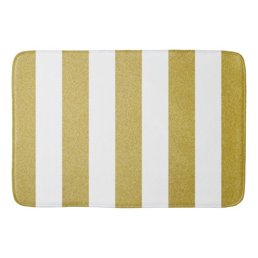 Goldstreifen, weiße Streifen, Streifen Badematte (Vorderseite)