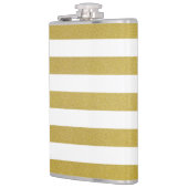 Goldstreifen, weiße Streifen, Streifen Flachmann (Links)