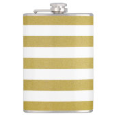 Goldstreifen, weiße Streifen, Streifen Flachmann (Vorderseite)