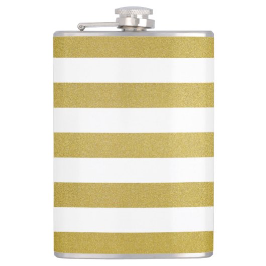 Goldstreifen, weiße Streifen, Streifen Flachmann (Vorderseite)