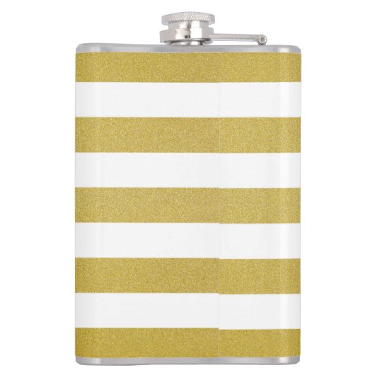 Goldstreifen, weiße Streifen, Streifen Flachmann (Rückseite)