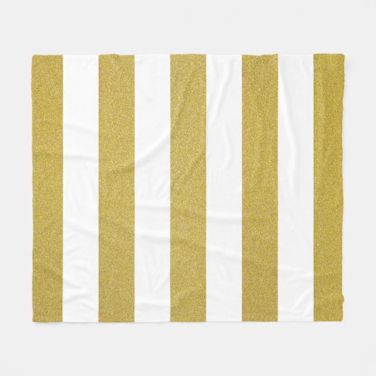 Goldstreifen, weiße Streifen, Streifen Fleecedecke (Vorderseite (Horizontal))