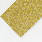 Goldstreifen, weiße Streifen, Streifen Fleecedecke (Ecke)