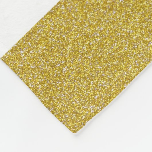 Goldstreifen, weiße Streifen, Streifen Fleecedecke (Ecke)