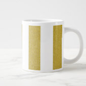 Goldstreifen, weiße Streifen, Streifen Jumbo-Tasse (Rechts)