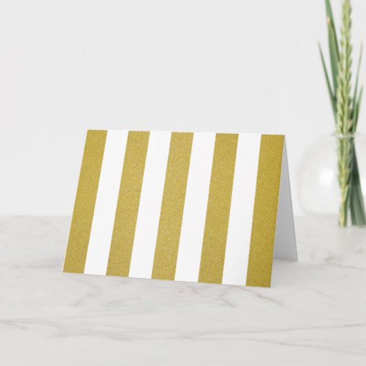 Goldstreifen, weiße Streifen, Streifen Karte (Vorderseite)