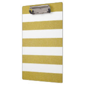 Goldstreifen, weiße Streifen, Streifen Klemmbrett (Links)