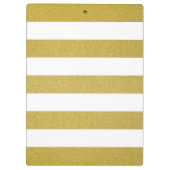 Goldstreifen, weiße Streifen, Streifen Klemmbrett (Rückseite)