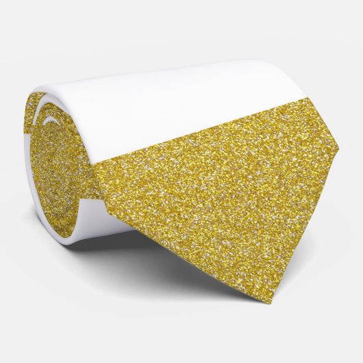 Goldstreifen, weiße Streifen, Streifen Krawatte (Gerollt)