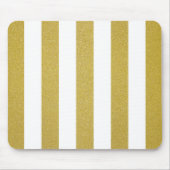 Goldstreifen, weiße Streifen, Streifen Mousepad (Vorne)