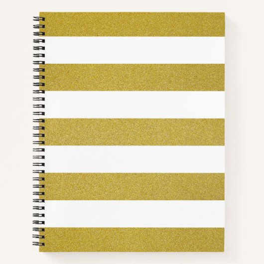 Goldstreifen, weiße Streifen, Streifen Notizblock (Vorderseite)