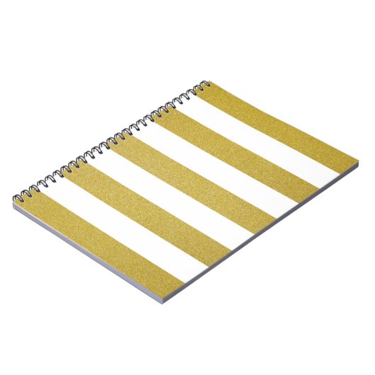 Goldstreifen, weiße Streifen, Streifen Notizblock (Linke Seite)