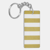 Goldstreifen, weiße Streifen, Streifen Schlüsselanhänger (Vorderseite links)