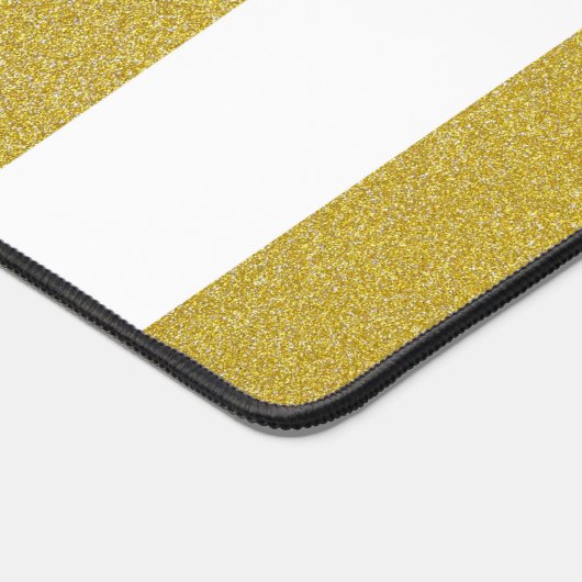 Goldstreifen, weiße Streifen, Streifen Schreibtischunterlage (Ecke)