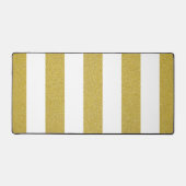 Goldstreifen, weiße Streifen, Streifen Schreibtischunterlage (Vorderseite)