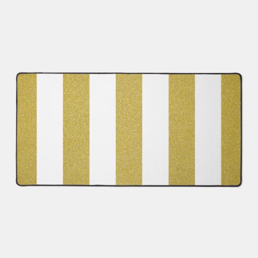 Goldstreifen, weiße Streifen, Streifen Schreibtischunterlage (Vorderseite)