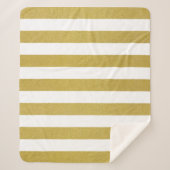 Goldstreifen, weiße Streifen, Streifen Sherpadecke (Vorderseite)