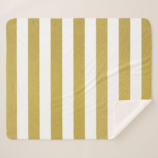 Goldstreifen, weiße Streifen, Streifen Sherpadecke (Vorderseite (Horizontal))