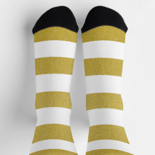Goldstreifen, weiße Streifen, Streifen Socken
