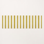 Goldstreifen, weiße Streifen, Streifen Yogamatte (Rückseite (Horizontal))