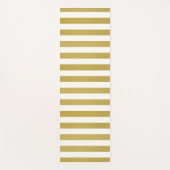 Goldstreifen, weiße Streifen, Streifen Yogamatte (Vorderseite)