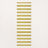 Goldstreifen, weiße Streifen, Streifen Yogamatte (Rückseite)