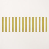 Goldstreifen, weiße Streifen, Streifen Yogamatte (Vorderseite (Horizontal))