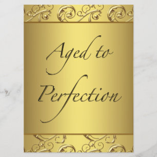 Goldstrudel gealtert zum einladung