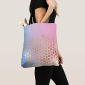 Goldstruktur: abstrakter Verlauf Tasche (Von Nahem)