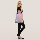 Goldstruktur: abstrakter Verlauf Tasche (Am Model)