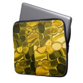 Goldstücke, kreisförmig und abgerundet? laptopschutzhülle (Vorderseite Links)