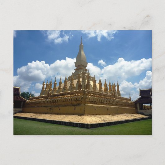 Goldstupa laos postkarte (Vorderseite)