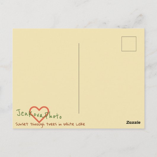 GOLDSUN BRIGHT POSTCARD POSTKARTE (Rückseite)