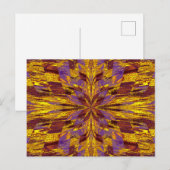 Goldtaler Schmetterling Postkarte (Vorne/Hinten)