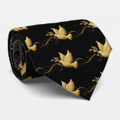 Goldtaube Friedensder christlichen Krawatte (Gerollt)