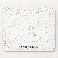 Goldter Spritzer, modern, Salon Mousepad