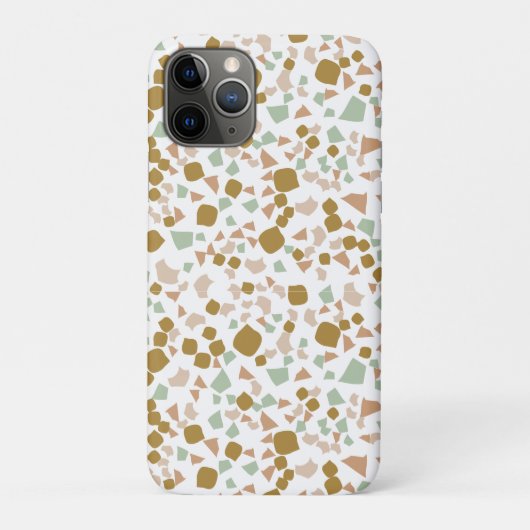 Goldterrazzo Minimal modern Case-Mate iPhone Hülle (Rückseite)