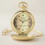 Goldtest für Zeitbräune und Hochzeit Taschenuhr<br><div class="desc">Test der Zeitbräuner-Hochzeit oder Pocket-Uhr zum Geburtstag</div>