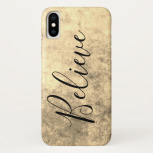 Goldtextur glauben Case-Mate iPhone hülle