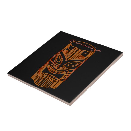 GoldTiki Skulptur Thunder_Cove Fliese (Seite)