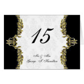 Goldtischkarte (Vorderseite (Horizontal))