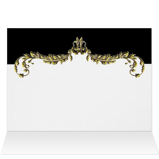 Goldtischkarte (Innenansicht Horizontal (Oben))