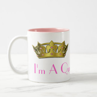 Goldtone Kronen-Tasse Zweifarbige Tasse