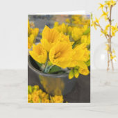 Goldtopf Karte (Gelbe Blume)