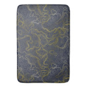 Goldtopografie Badematte (Vorderseite Vertikal)