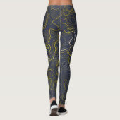 Goldtopografie Leggings (Rückseite)