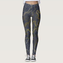 Goldtopografie Leggings