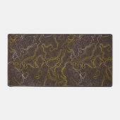 Goldtopografie Schreibtischunterlage (Vorderseite)