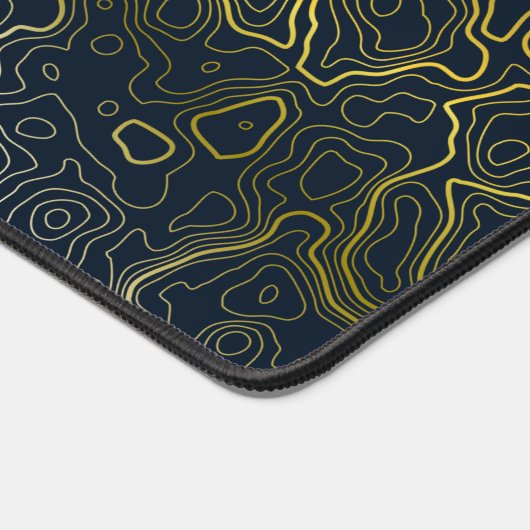 Goldtopografie Schreibtischunterlage (Ecke)