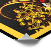 Goldtropfen Waschpulver Poster (Ecke)